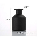 Botella de difusor de vidrio negro mate de 150 ml/5oz mate
